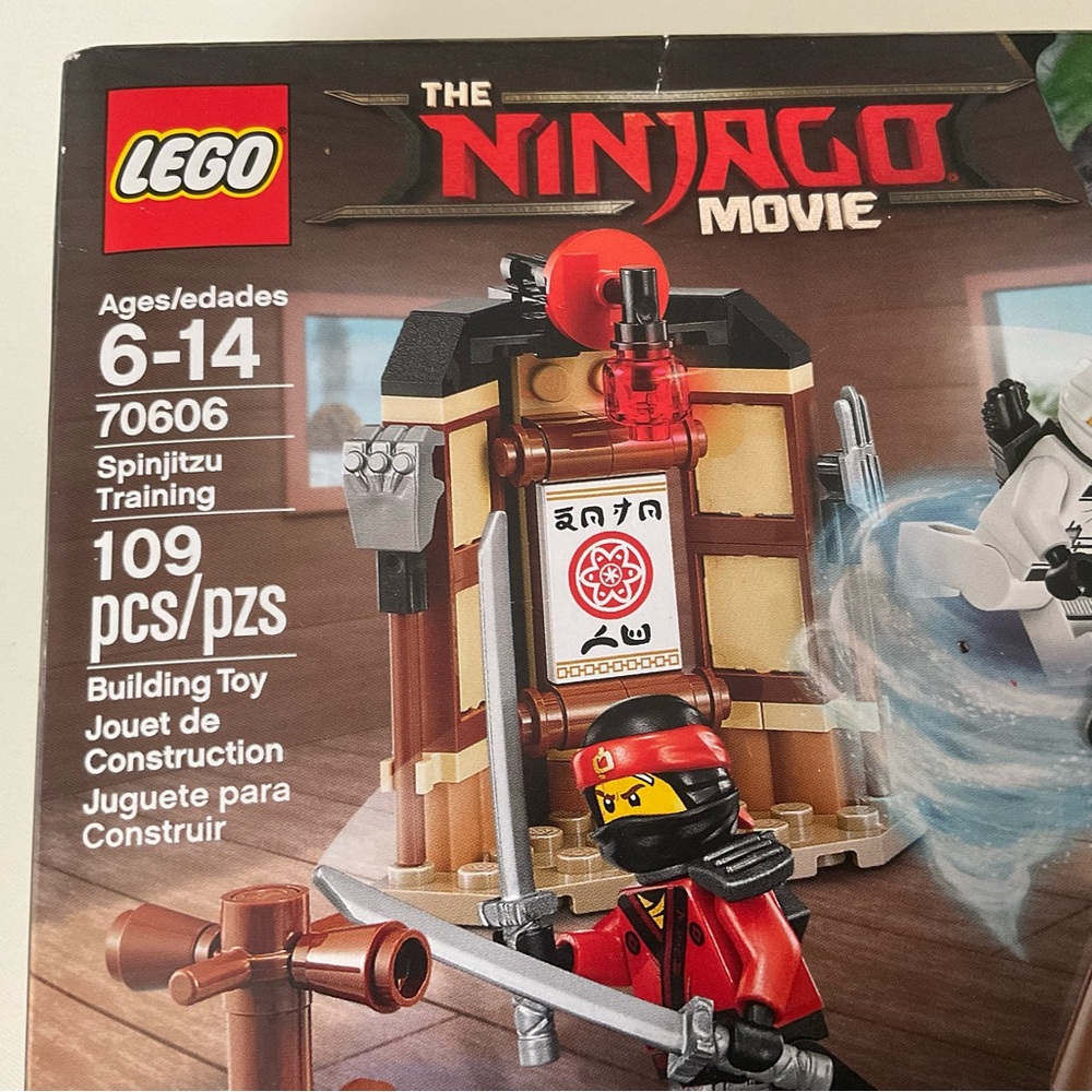 LEGO 70606 The Ninjago Movie Spinjitzu Training Building Toy Kai Retired New - Picture 2 of 7